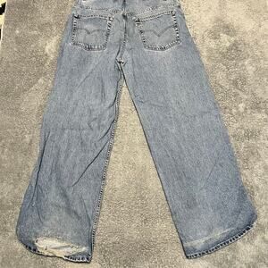 Vintage Levis L2 Jeans Men 36x34 Loose Baggy Fit Straight Leg 90s Skate Faded *